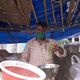 Shantaram Prajapati claims his business has reduced by half because of the migrant exodus.